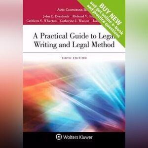A practical guide to legal writing
